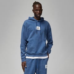 JORDAN - Buzo Hombre Essential Statement Wash Fleece Pullover - Azul