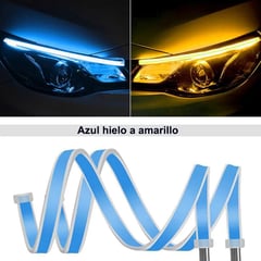 GENERICO - 2 Cinta Tira Led Drl Flexible 60cm Secuencial Direccional