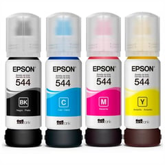 EPSON - Tintas 544 para impresora L1110 L3110 L3150 L5190 Kit x 4