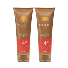 NUDE - Bronceador En SPF4 120ml x2 und