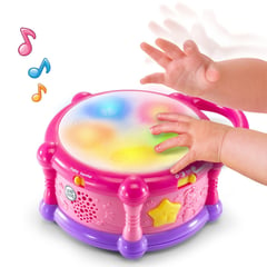 LEAPFROG - Tambor Musical Infantil Bilingue Luces Y Sonidos