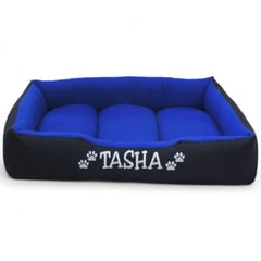 GENERICO - Cama Para Perros y Gatos Personalizada 55 x 55 cm Azul