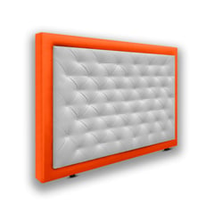 MAGIC CLASS - CABECERO LANDING DE PISO140X120 ECOCUERO NARANJA