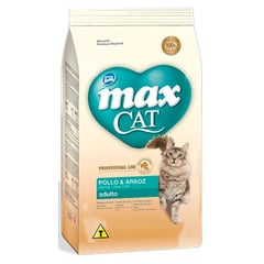 MAX CAT - Adulto Sabor a Pollo y Arroz - Comida Gato x 1 kg