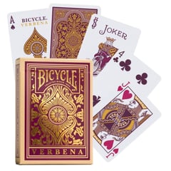 BICYCLE - Verbena Baraja Naipes Poker Juego Mesa Dorado
