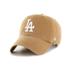 47 BRAND - Gorra Los Angeles Dodgers 47 Clean Up Caramelo Logo Blanco - Original