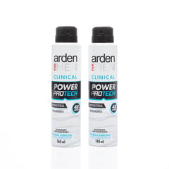 ARDEN FOR MEN - Promoción Desodorante Clinical Aerosol 165ml x2 und