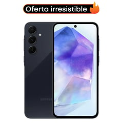 SAMSUNG - Celular Galaxy A55 5G 256Gb 8Ram Azul Oscuro