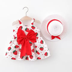 GENERICO - Sombrero y Vestido Prendas niñas ropa conjuntos de vestir bebes.