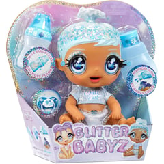 MGA ENTERTAINMENT - Muñeca Glitter Mgas bebé con purpurina BABYZ Cambia Color