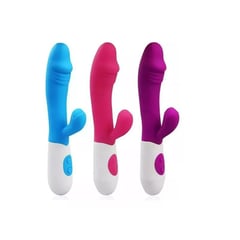 GENERICO - Vibrador conejo doble estimulación - Recargable USB Rosado