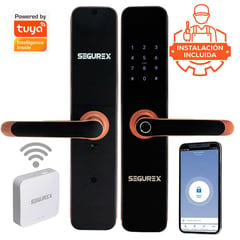 SEGUREX - KIT Cerradura Inteligente H7B Cobre + WiFi + Instalación