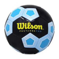 WILSON - Balon De Fútbol Tribute Pentagon Pro 05 Azul