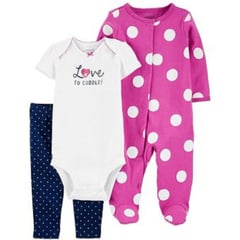 CARTER'S - Conjunto Carters Niña Mameluco Pijama Bebé Carters 1L761110