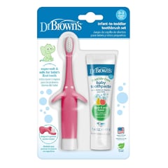 DR BROWNS - Crema+Cepillo de Dientes Para Bebe