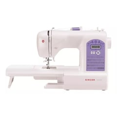 SINGER - Máquina de coser domestica blanco morado 6680