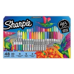 SHARPIE - Marcadores Permanentes De Punta Fina 48 Piezas