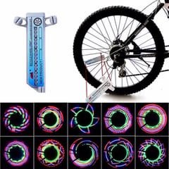 GENERICO - Luces Led para Neumáticos de Bicicletas 32 Patrones de Luces