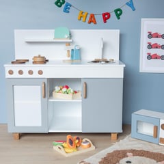 SUPI KIDS FURNITURE - SUPI KITCHEN S COCINITA PEQUEÑA COLOR GRIS