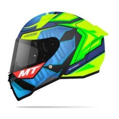 MT HELMETS - CASCO Revenge 2 S Moreira A7 BLUE ECE R22.06 TALLA M