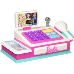 BARBIE - Set Barbie Caja Registradora Con Sonidos Cash Register