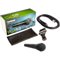 SHURE - Microfono PGA58-XLR Cable Incluido