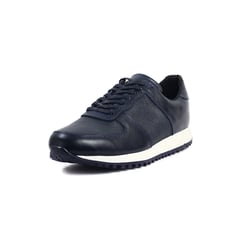 MANIQUEO - Tenis Cuero Hombre Azul Declan