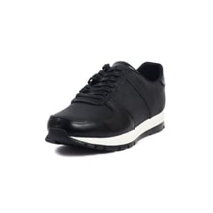 MANIQUEO - Tenis Cuero Hombre Negro Declan