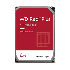 WESTERN DIGITAL - Disco Duro RED PLUS 4TB para NAS Sata trabajo 24/7