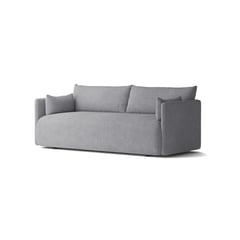 DELUXE FURNITURE - Sofá Snop puestos Gris tela anti fluidos 178x90x75