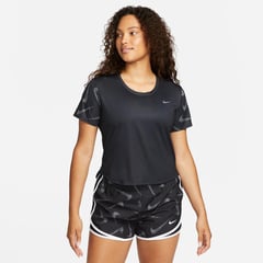 NIKE - Camiseta Mujer Dri Fit Swoosh Crop