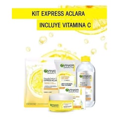 GARNIER - Pack Express Aclara Con Vitamina C