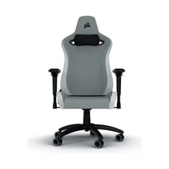 CORSAIR - Silla Gamer TC 200 Gris Blanca Cuero S