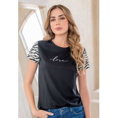 RUTTA - Camiseta Mujer Negro 101059