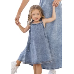 RUTTA - Vestido Infantil Femenino Azul Rutta 101216