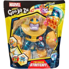 HEROES OF GOO JIT ZU - Goo Jit Zu Héroe Marvel De Lujo Thanos 12