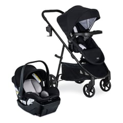 BRITAX - Coche Bebe y PortaBebe ClickTight Willow Brook Negro