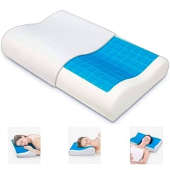 ONE PIXEL - Almohada Ortopédica Memory Gel Activo Fresco Con Funda.