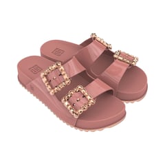 ZAXY - SANDALIAS MUJER CREMA GLAM PARTNER SLIDE