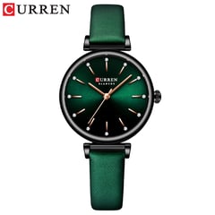 CURREN - Reloj 9081 Para Mujer Analogo Elegante de cuero