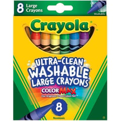 CRAYOLA - Ultra Clean Large Crayons X8