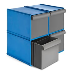 ENERGY PLUS - 4 cajones organizador herramienta apilables y modulares 25Kg