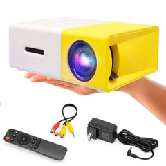 GENERICO - Mini Proyector Led Video Beam HD 1080P HDMI