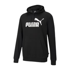 PUMA - Hoodie para Hombre Ess Big Logo Hoodie Tr Negro