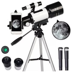 ONE PIXEL - Telescopio Astronomico Monocular F30070m Con Soporte Celular