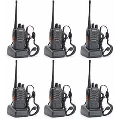 BAOFENG - Radio Intercomunicador  BF 888S Walkie Takie PROM X 6