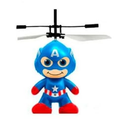 HOMETLY - Drone para niños capitan Con Luces Y Sensor azul