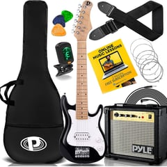 PYLE - Kits Guitarra y Amplificador eléctrica PYLE PEGKT30