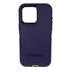 OTTERBOX - Estuche Defender Para iPhone 15 Pro Max - Violeta con Verde