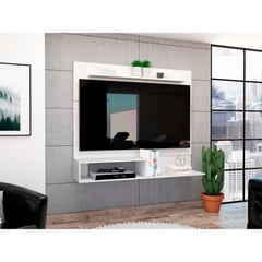 MUEBLES ONLINE - Panel TV Beijint Blanco Nevado